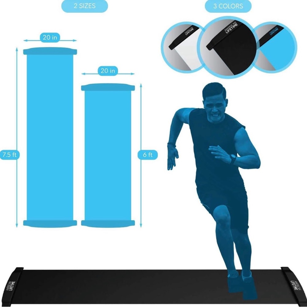 American Lifetime Slide Board - Workout Board for Fitness Training and Therapy